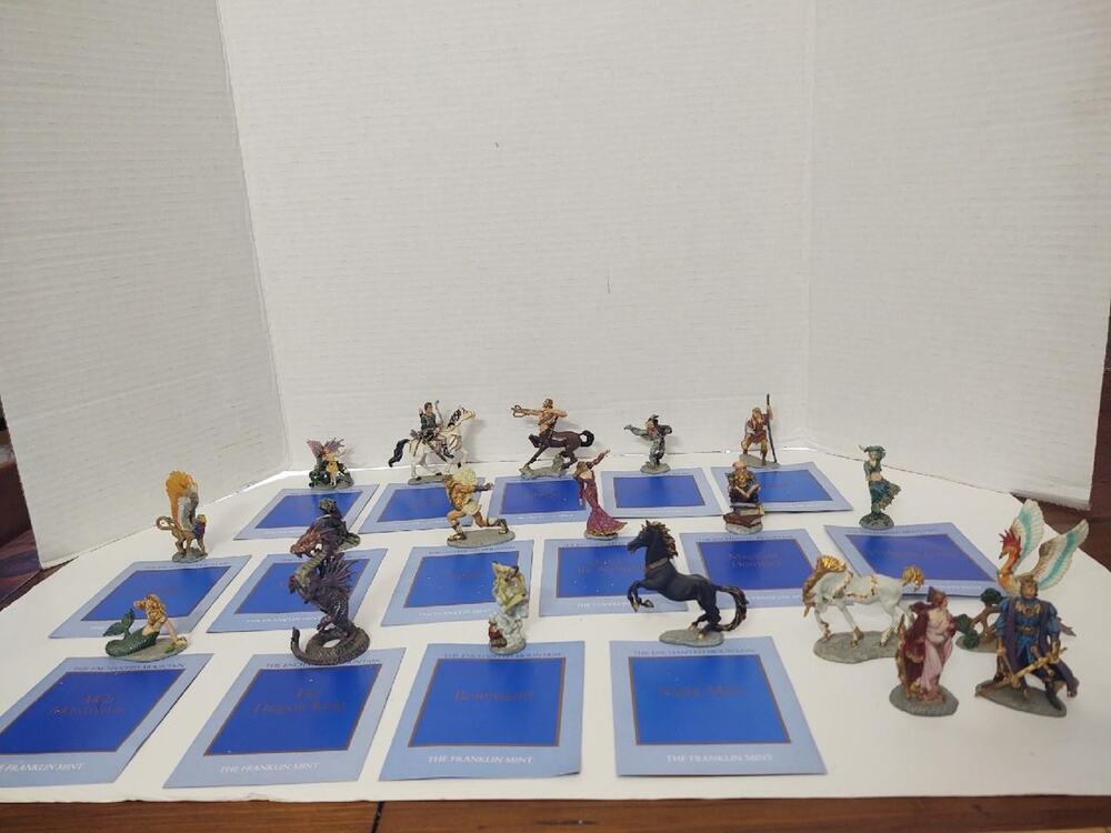 HUGE Lot of Franklin Mint XANTH Piers Anthony Fantasy Figures